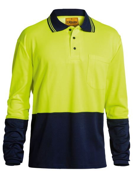 Long Sleeve Hi Vis Polo Shirt