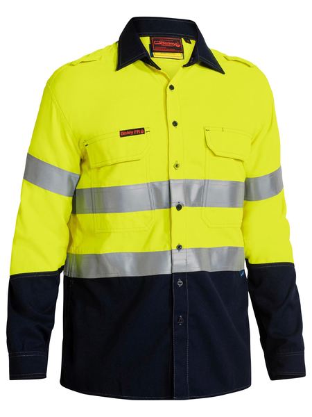 Tencate Tecasafe® Plus 580 Taped Hi Vis Lightweight Fr Vented Shirt