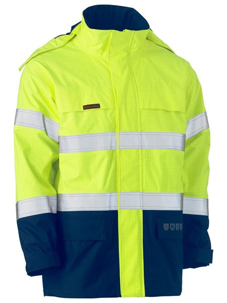 Taped Hi Vis Fr Wet Weather Shell Jacket