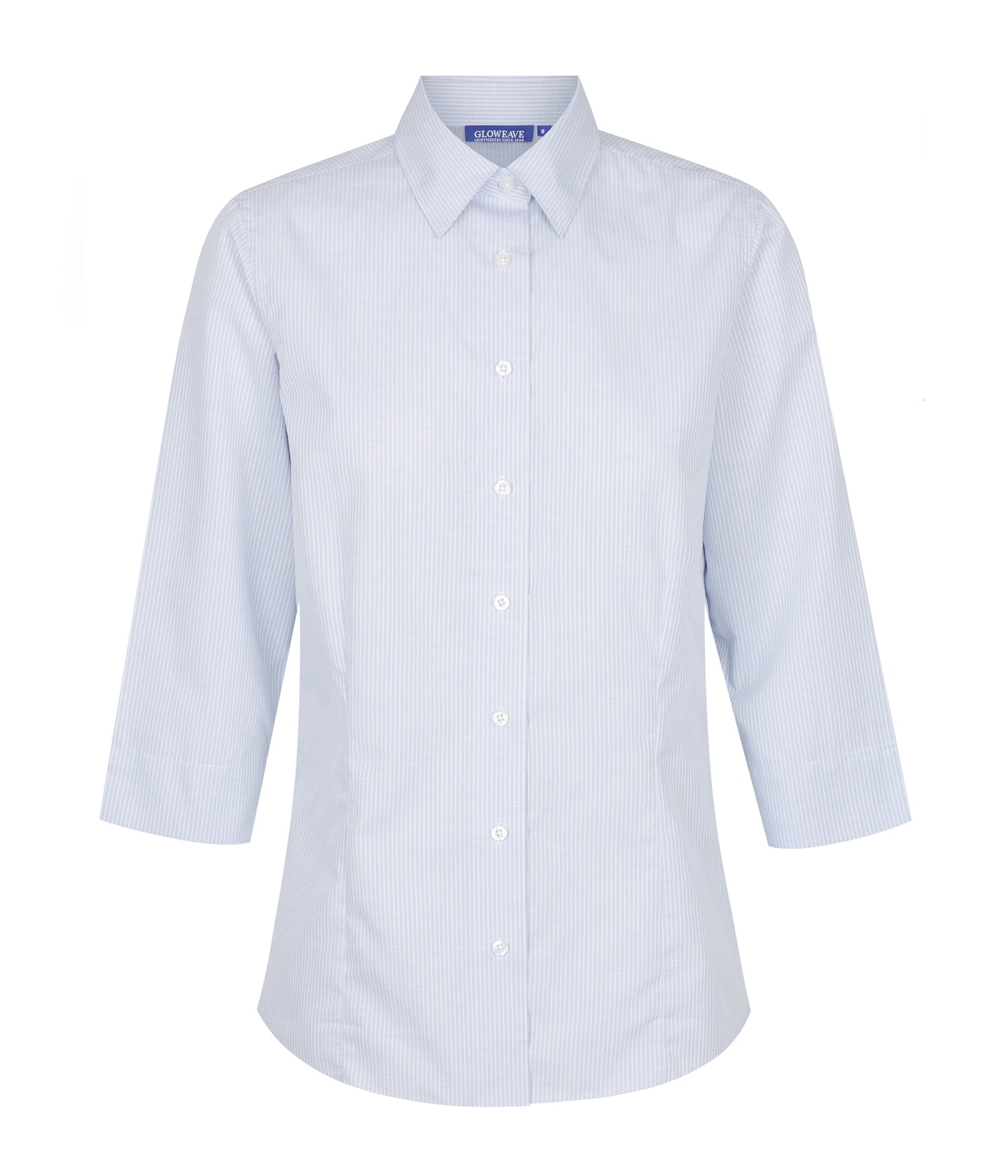 1251WL Guildford-Square Textured 3/4 Sleeve Shirt