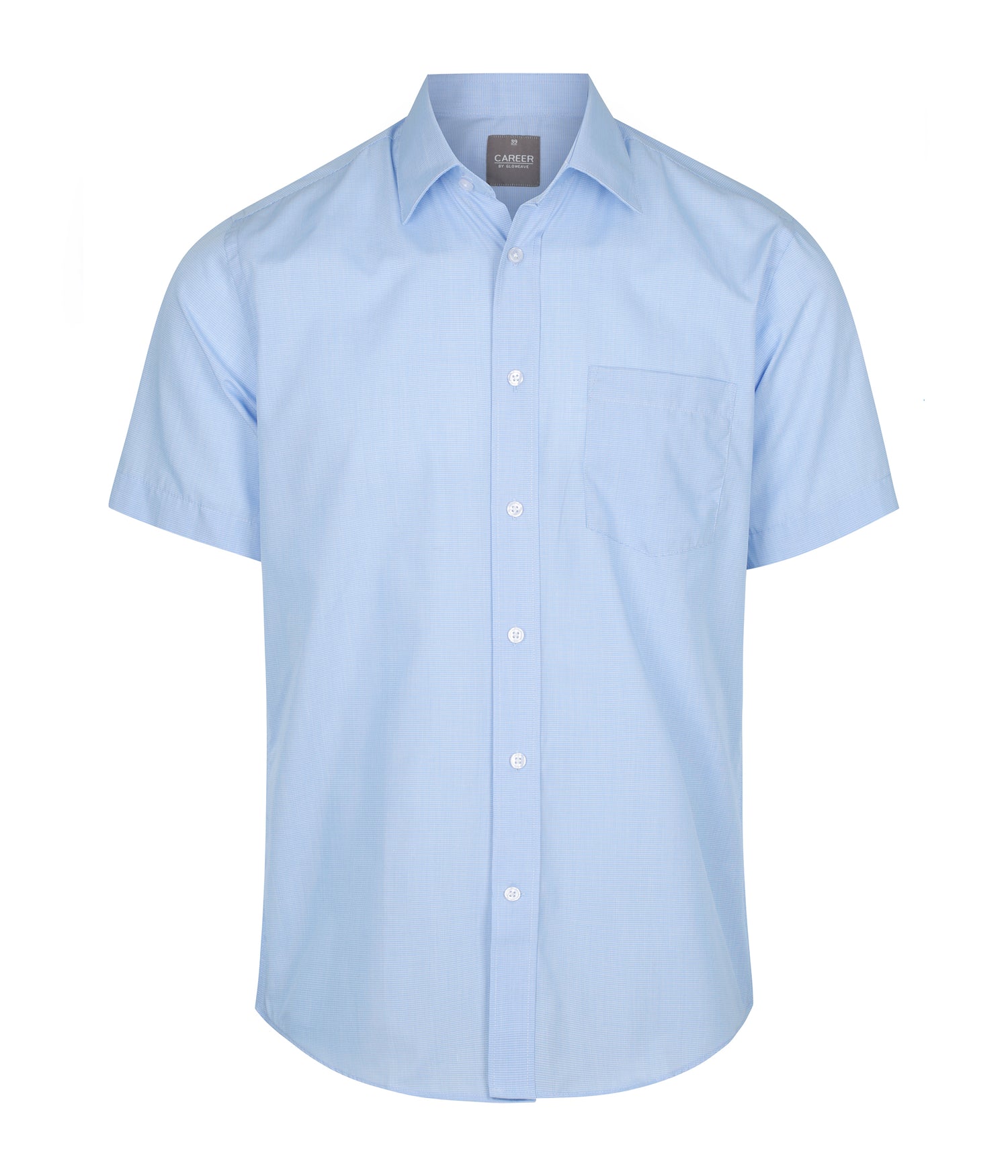 1267S Windsor-Puppy Tooth Short Sleeve Shirt