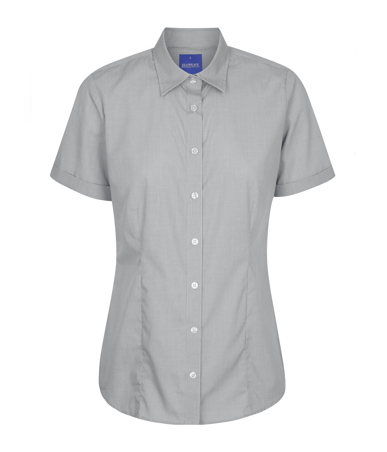 1267WS Windsor-Puppy Tooth Short Sleeve Shirt