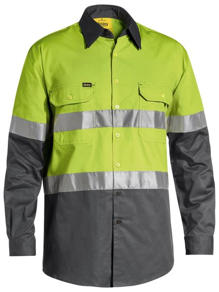 Bisley Hi Vis Taped Shirt-Lightweight