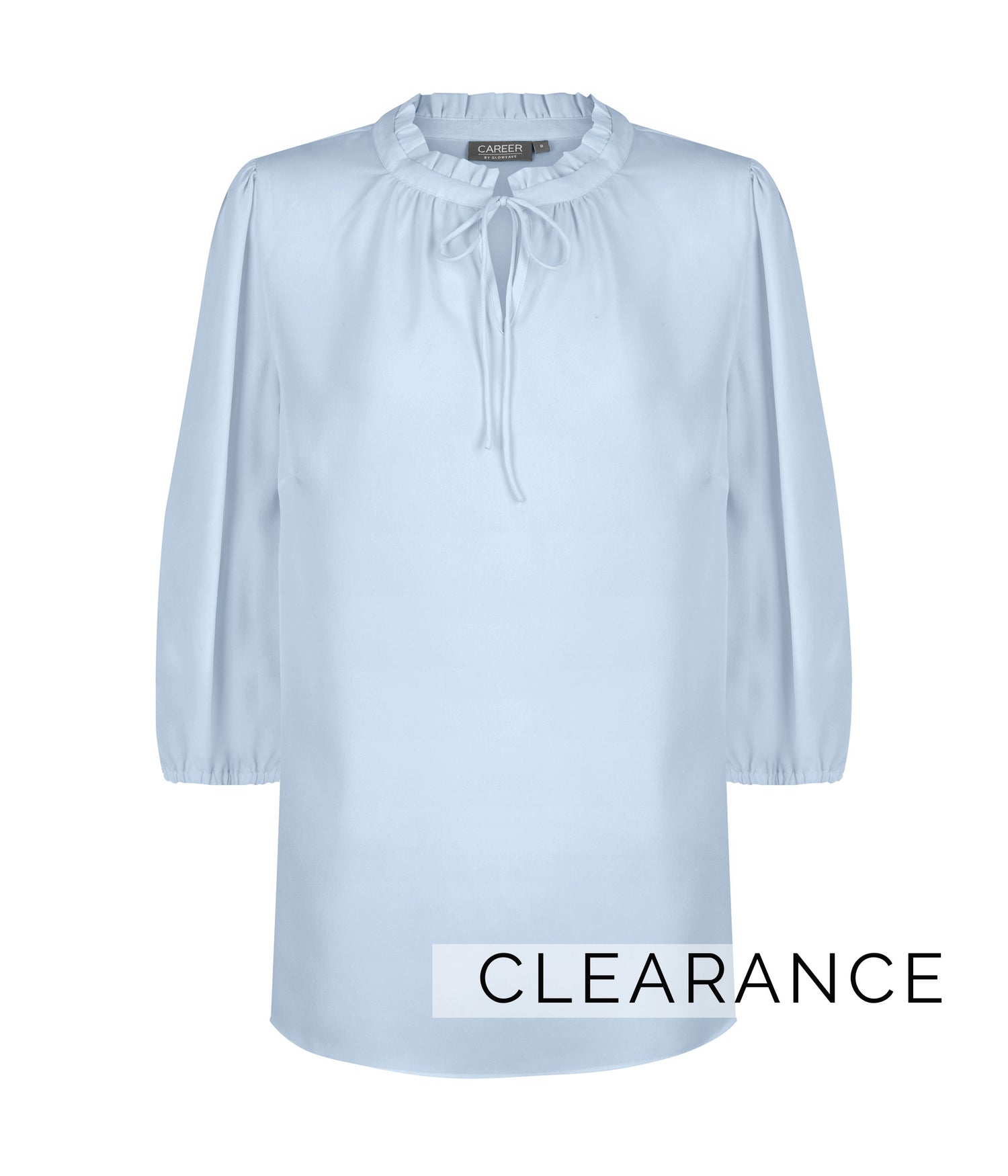 1752WZ Piper-Women's 3/4 Sleeve Keyhole Top