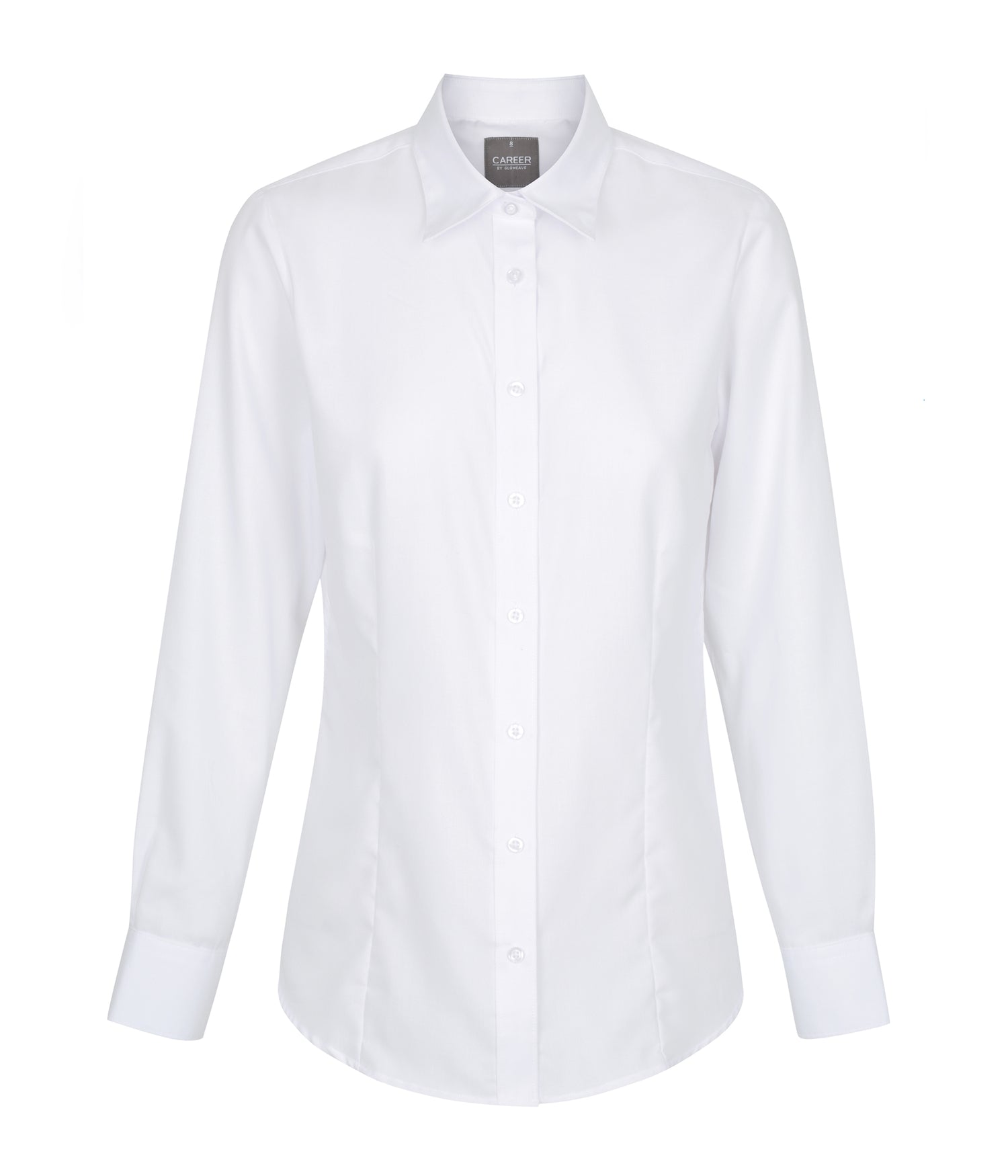 1908WL Ultimate-White Long Sleeve Shirt