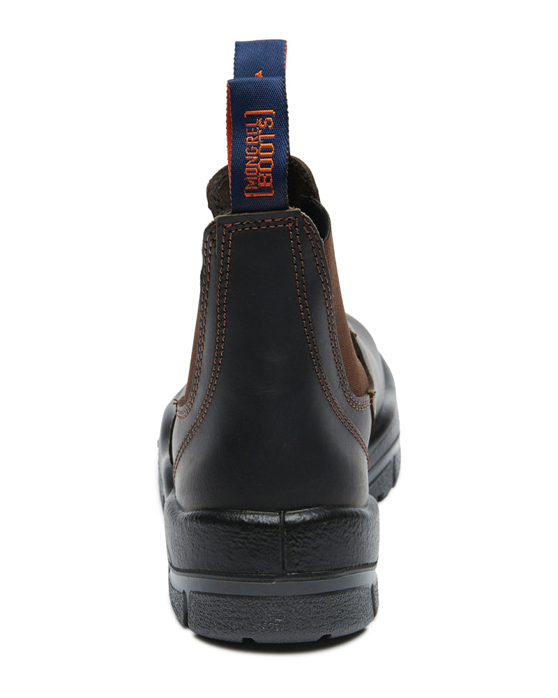 916030-Oil Kip Non-Safety V-Cut Elastic Sided Boot-CLARET