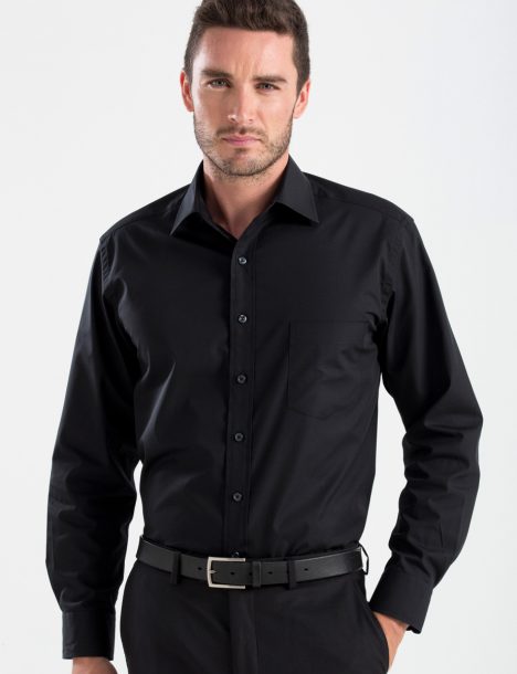 200-Mens Long Sleeve Poplin