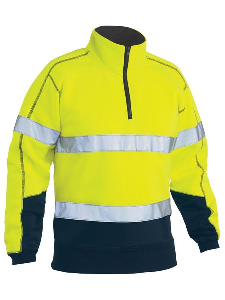 Taped Hi Vis1/4 Zip Pullover Fleece