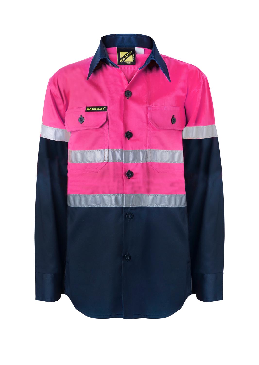 WSK129-Kids Two Tone Shirt - Taped