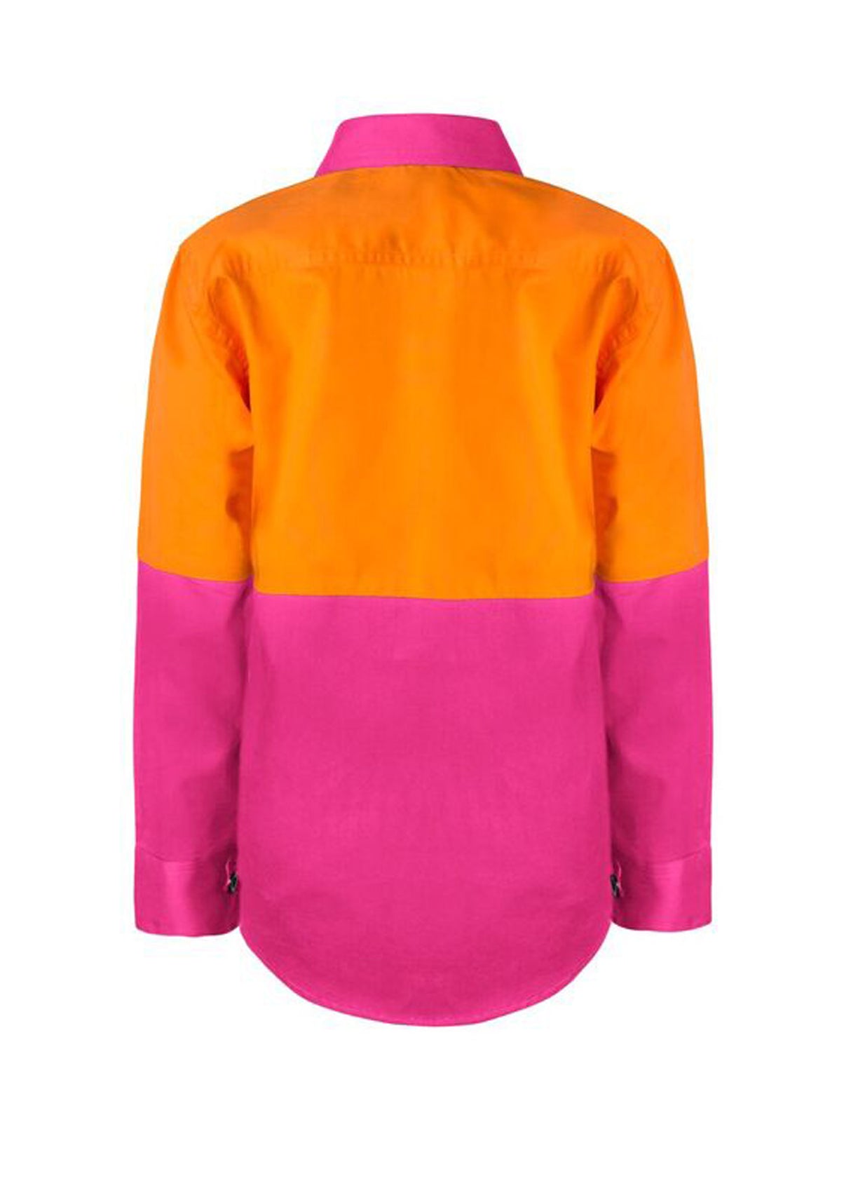 WSK127-Kids Hi Vis Shirt Long Sleeve