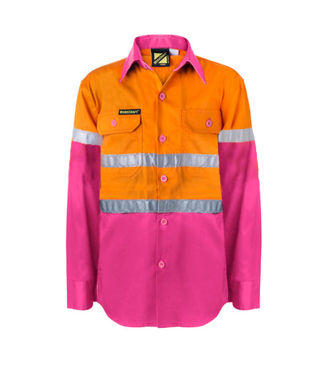 WSK125-Kids Hi Vis Shirt Csr Ref Tape