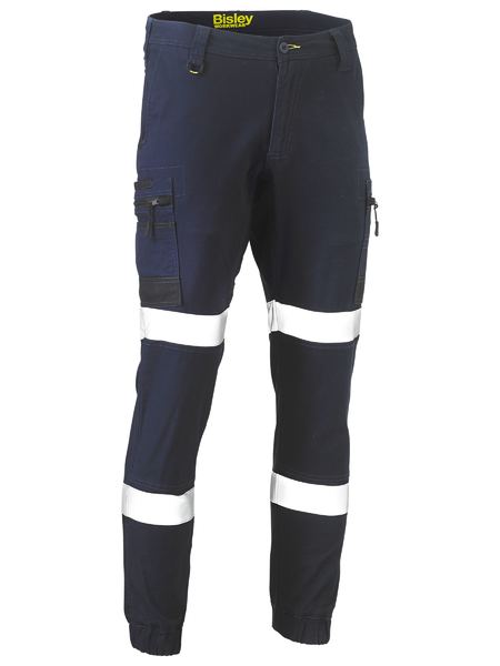 Flx And Move™ Taped Stretch Cargo Cuffed Pants