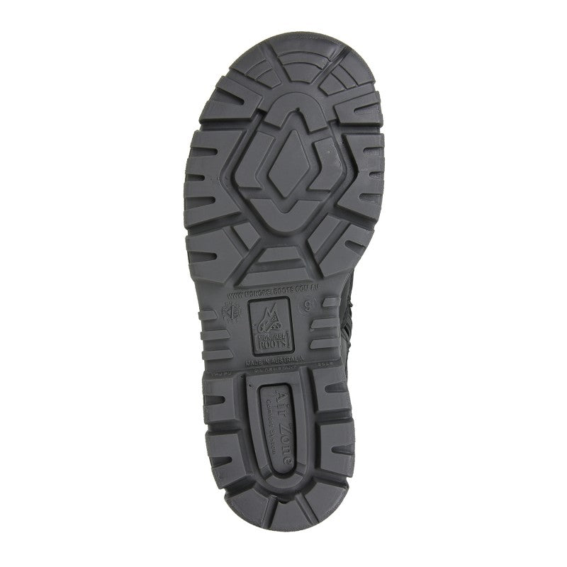 High Leg ZipSider Boot-BLACK