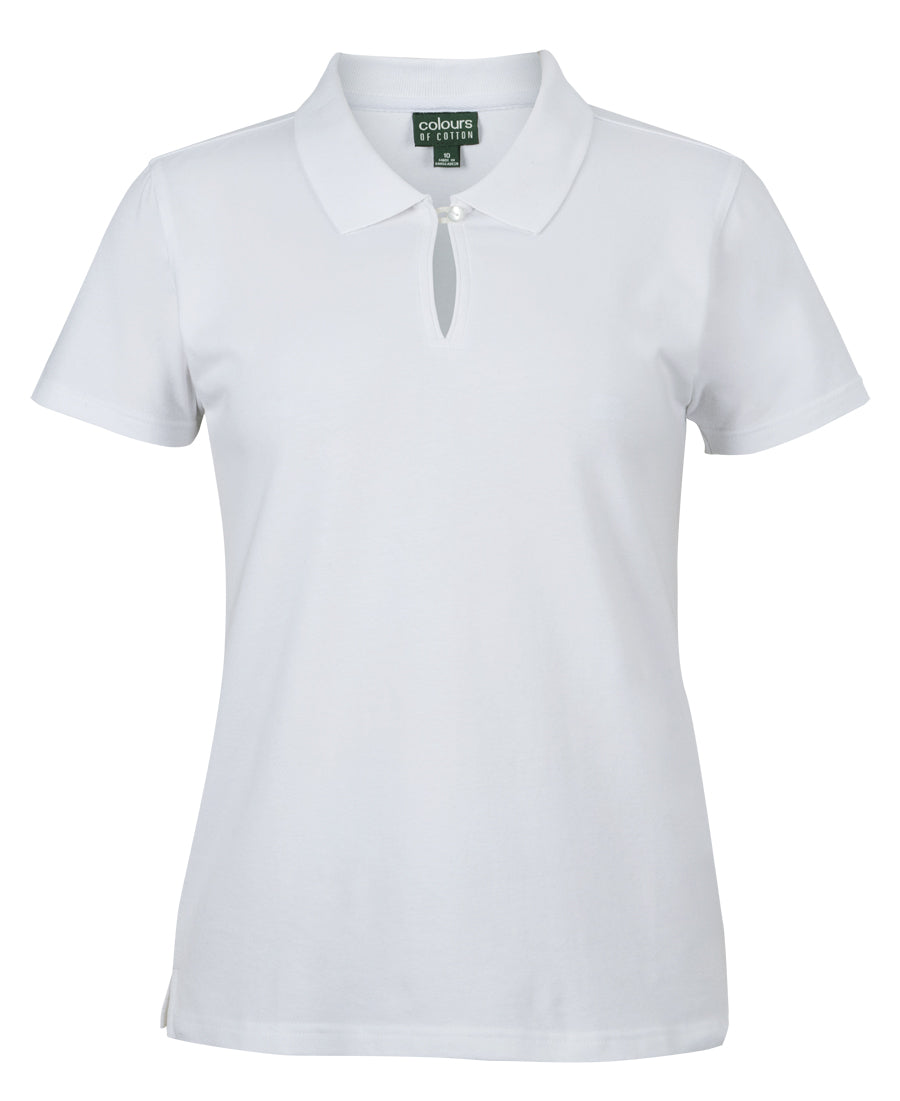 2STS1-C Of C Ladies Cotton S/S Stretch Polo