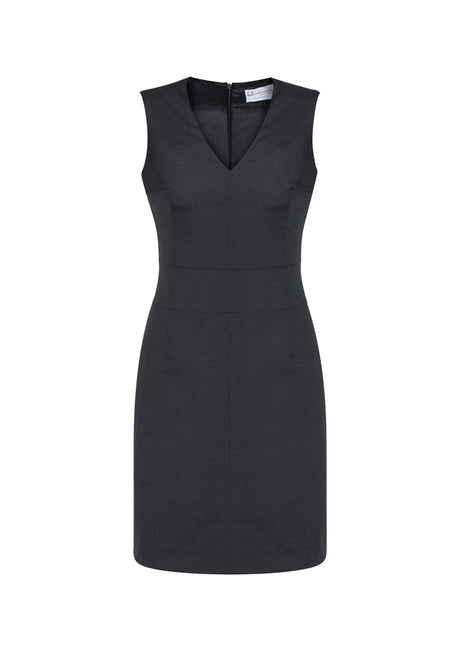 30121-Cool Stretch Womens Sleeveless V Neck Dress