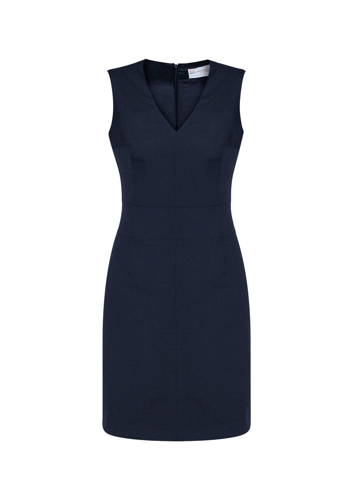 30121-Cool Stretch Womens Sleeveless V Neck Dress