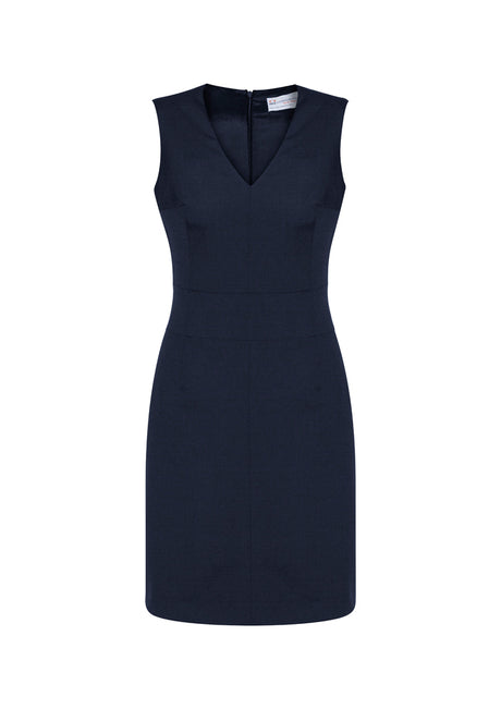 30121-Cool Stretch Womens Sleeveless V Neck Dress