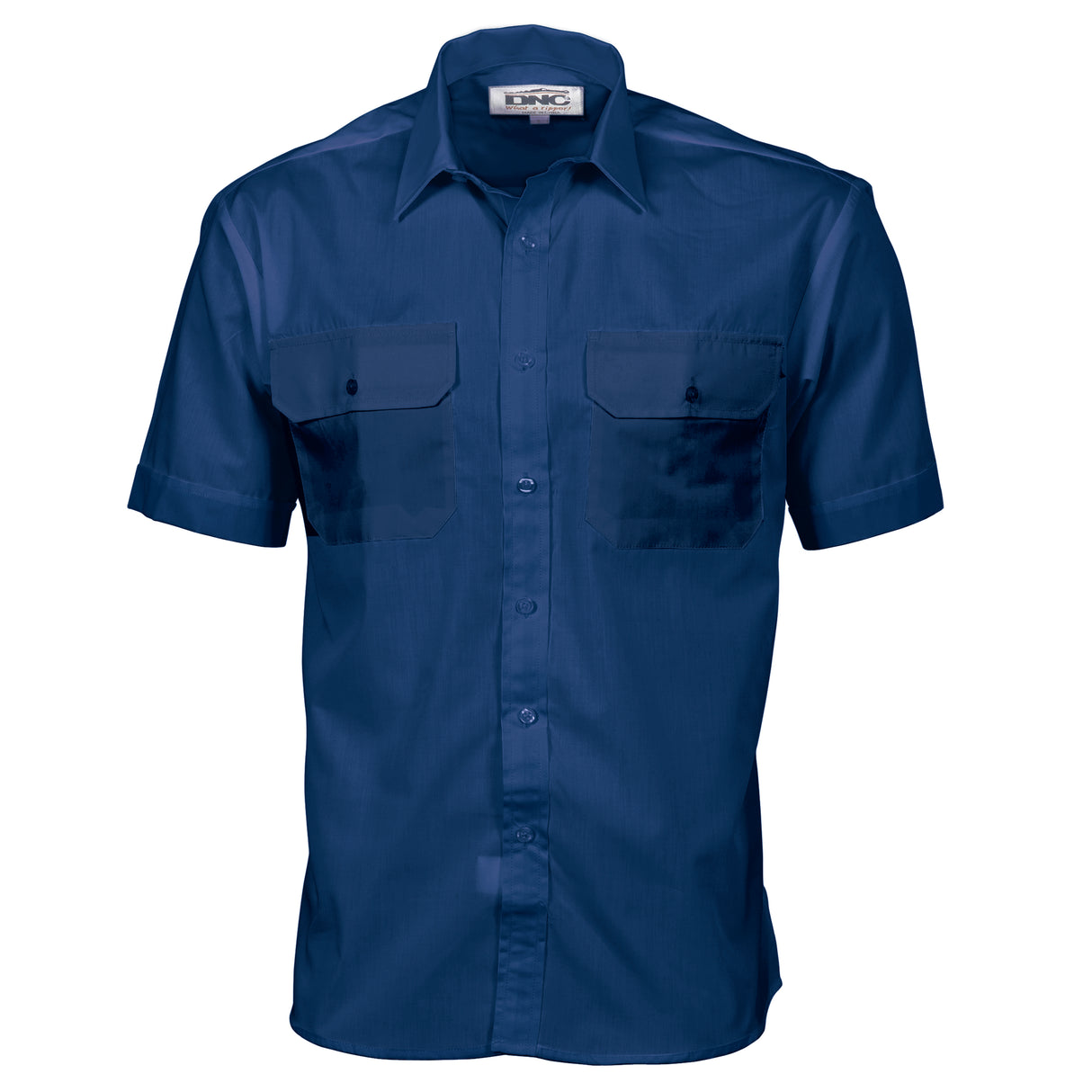 Polyester Cotton Work Shirt - Short Sleeve