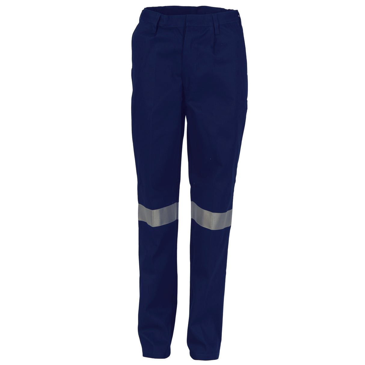 3328-Ladies Cotton Drill Pants With 3M Reflective Tape