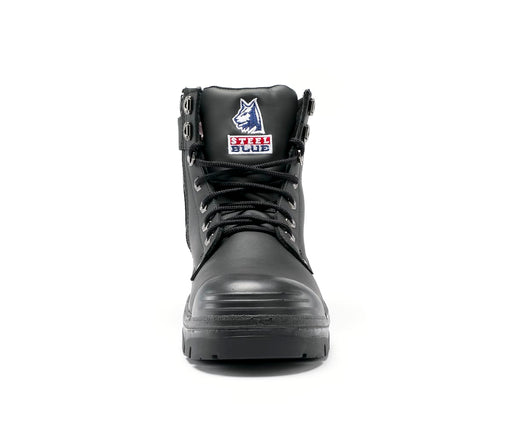 ARGYLE ZIP MET RUB BC-BLACK