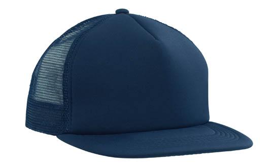 3806-Trucker Mesh Cap With Flat Peak