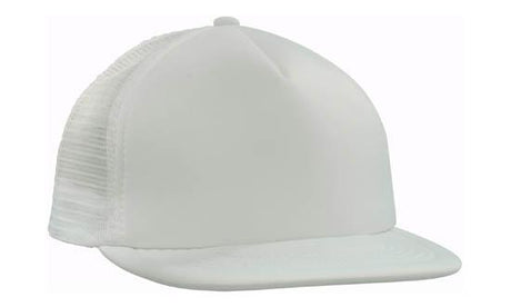 3806-Trucker Mesh Cap With Flat Peak
