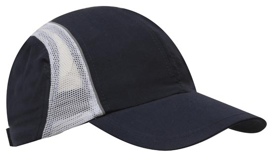 3814-Micro Fibre & Mesh Sports Cap with Reflective Trim