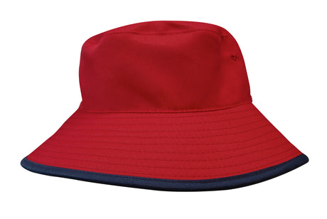 3935-Reversible Breathable Poly Twill Bucket Hat