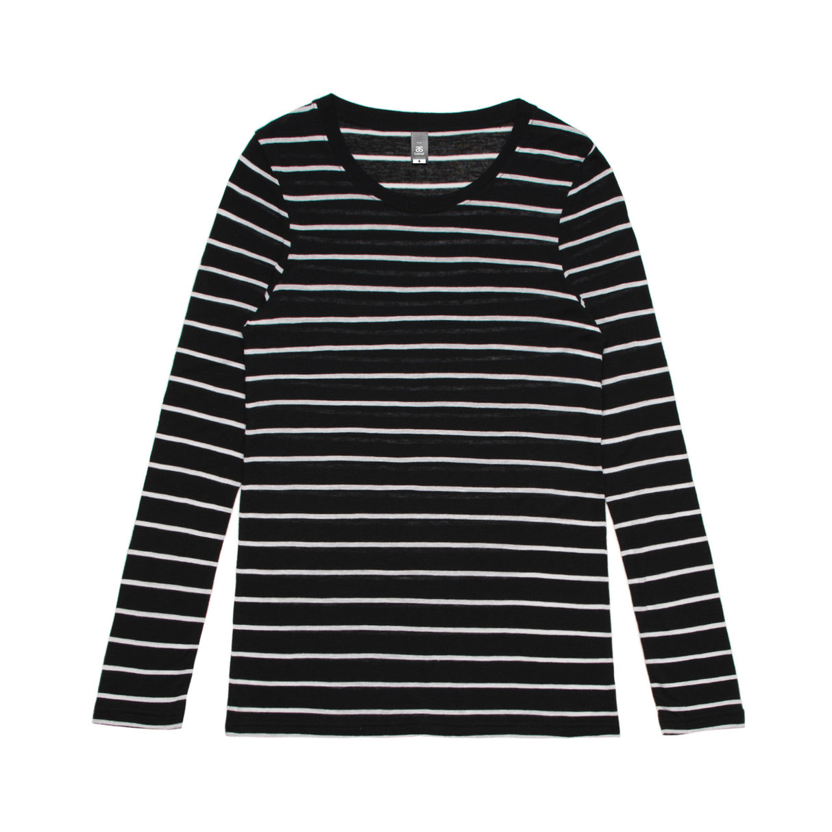 4027 - Wo's Fine Stripe L/S Tee
