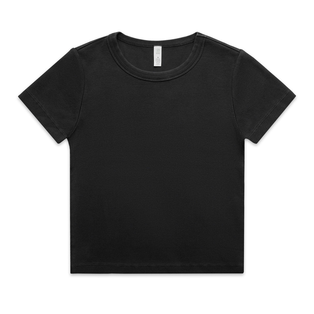 4036 - Wo's Faded Organic Rib Tee