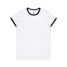 4053 - Wo's Maple Ringer Tee