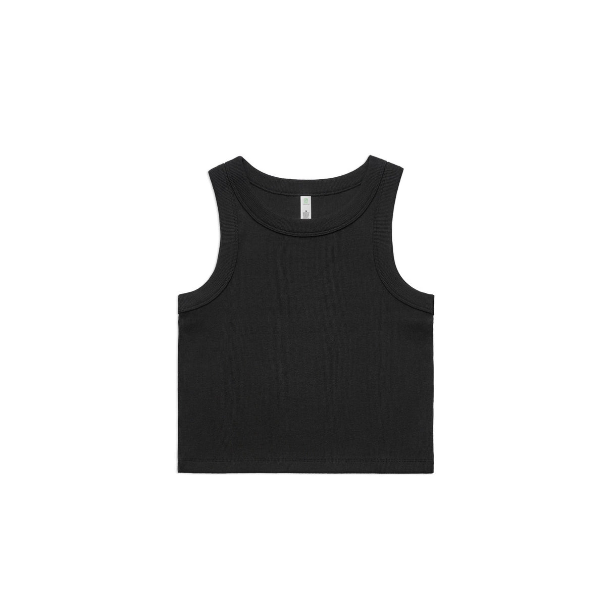 4064G - Wo's Organic Rib Crop Tank