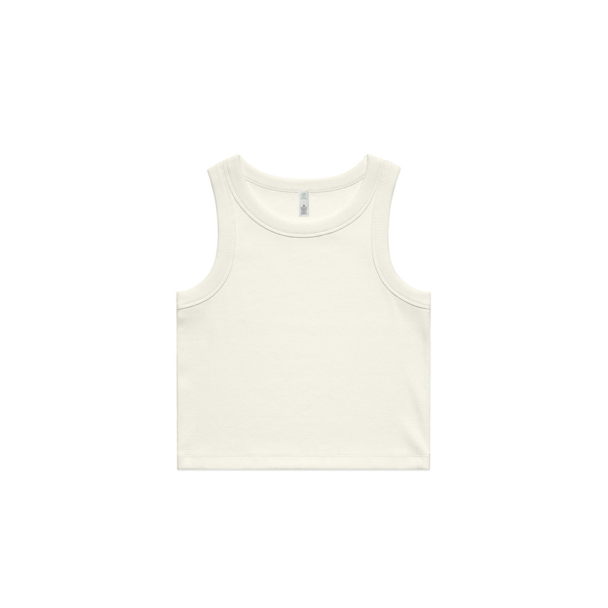4064G - Wo's Organic Rib Crop Tank