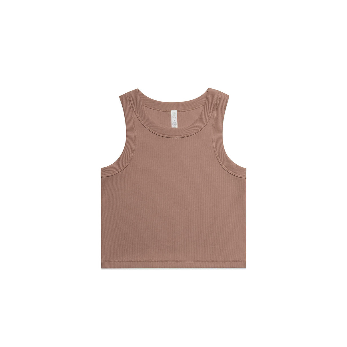 4064G - Wo's Organic Rib Crop Tank