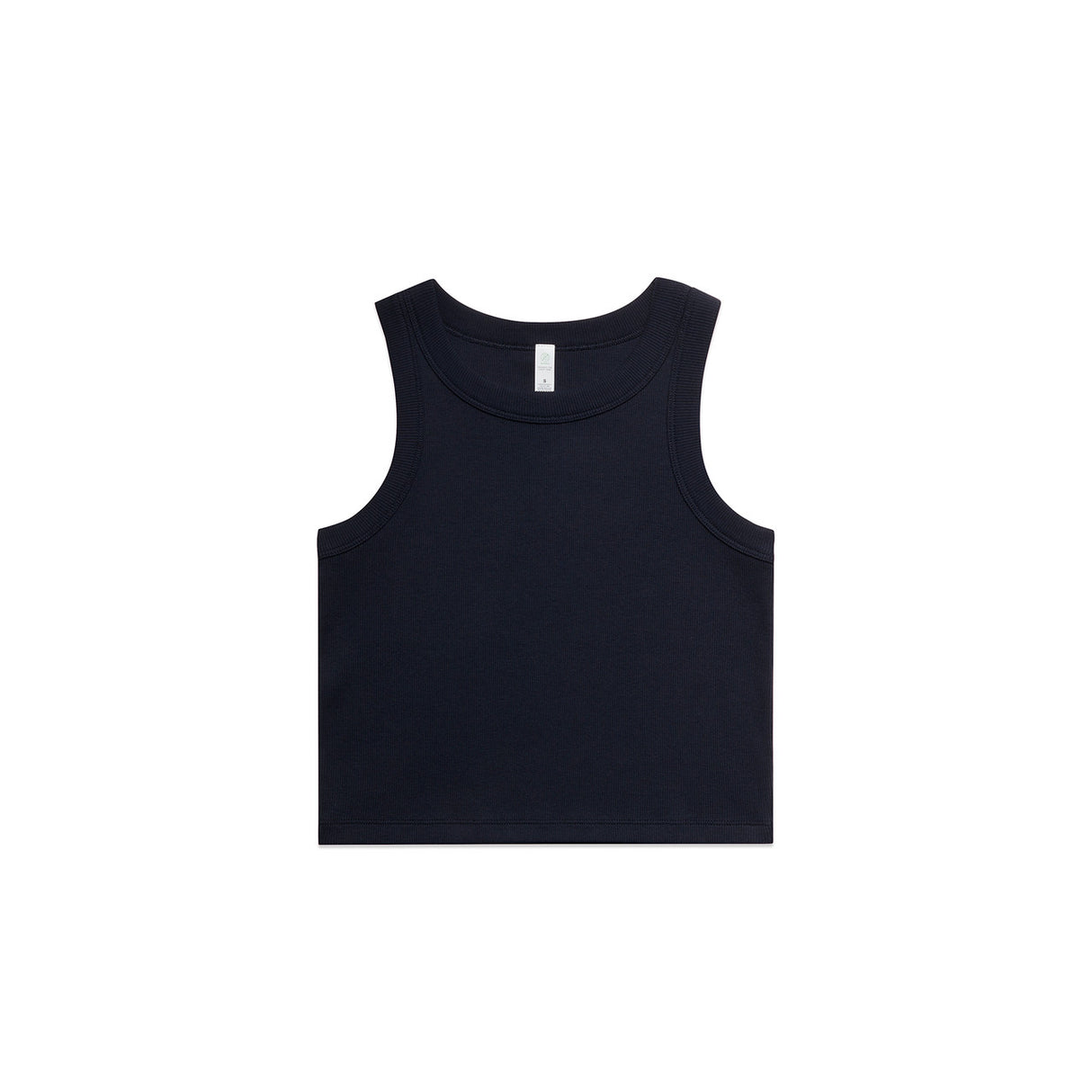 4064G - Wo's Organic Rib Crop Tank