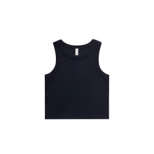 4064G - Wo's Organic Rib Crop Tank