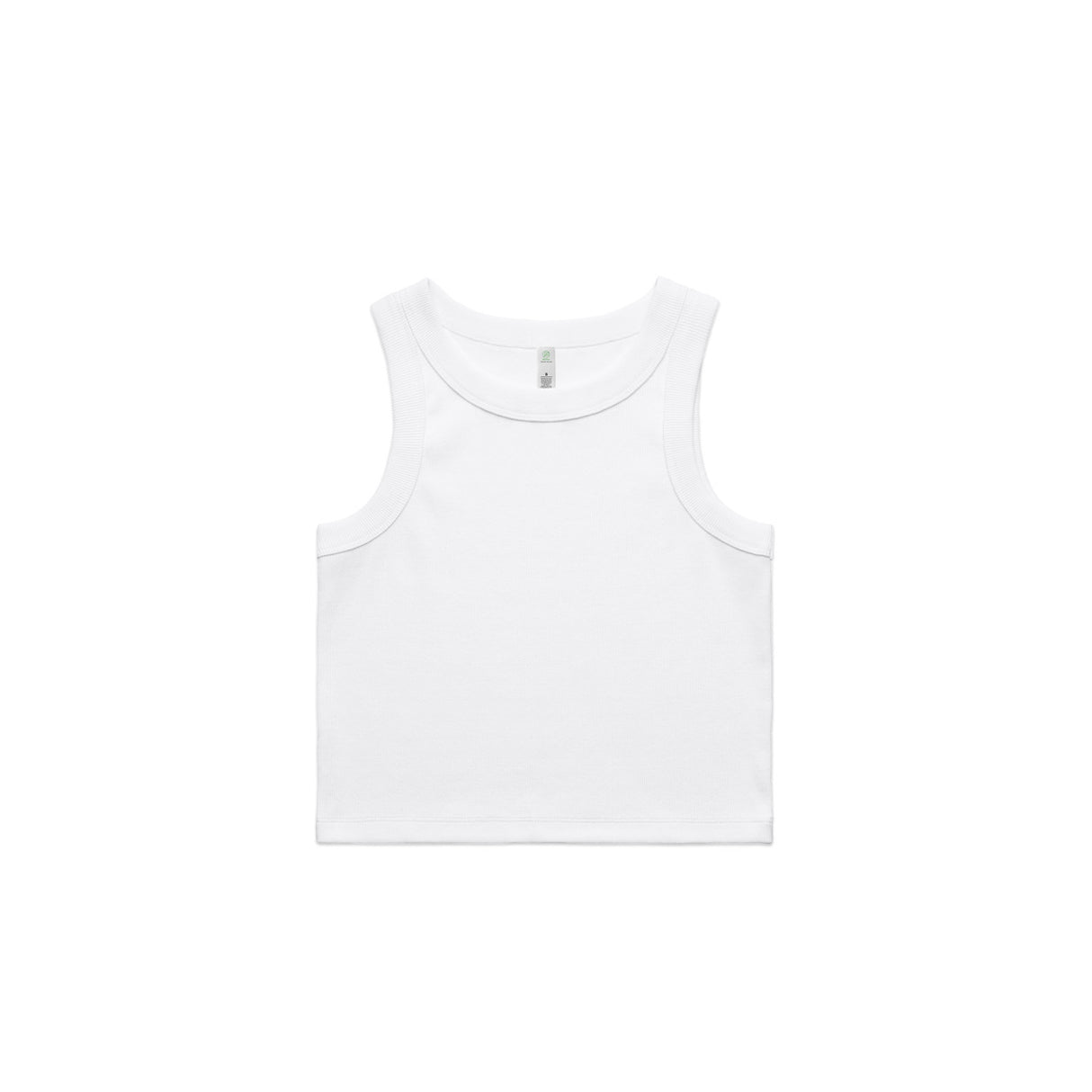 4064G - Wo's Organic Rib Crop Tank