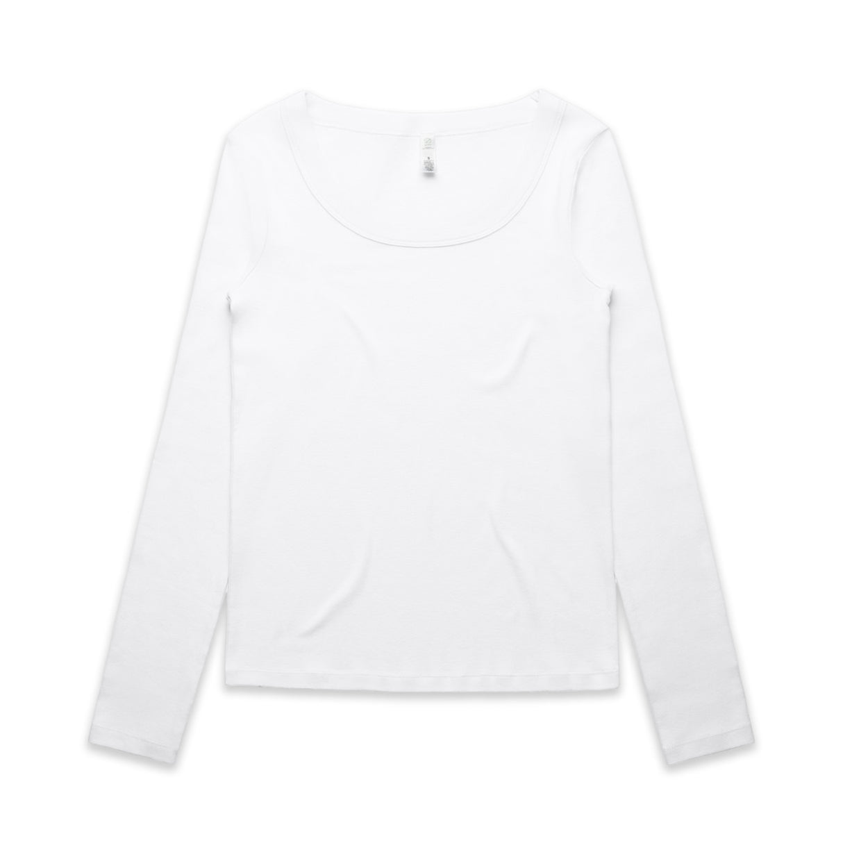 4075 - Wo's Organic Rib L/S Tee