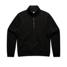 4125 - Wo's Stencil Half Zip Crew