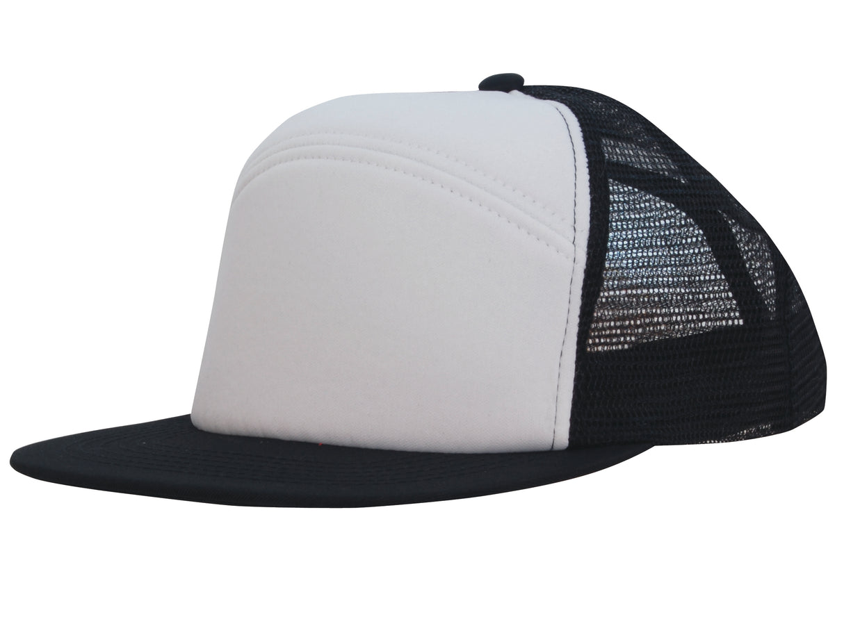 4159-Foam Front A Frame Cap with Mesh Back