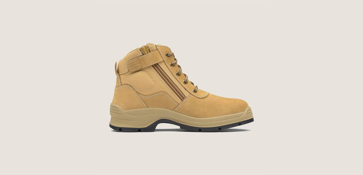 #418 UNISEX ZIP UP-Wheat