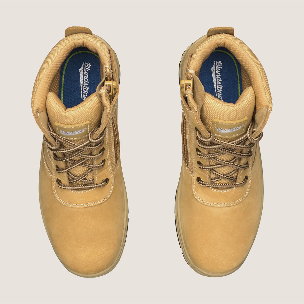 #418 UNISEX ZIP UP-Wheat