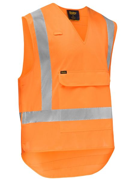 X TAPED HI VIS DETACHABLE SAFETY VEST