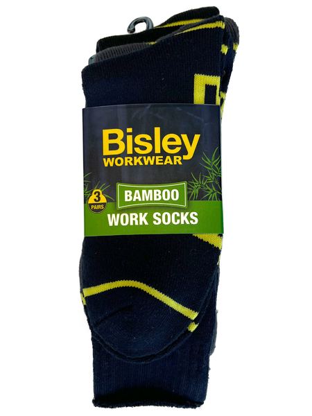 BAMBOO WORK SOCKS (3X PACK)
