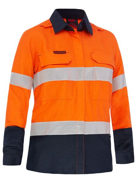 WOMEN’S TAPED HI VIS LW FR RIPSTOP VENTED SHIRT (APEX 160)