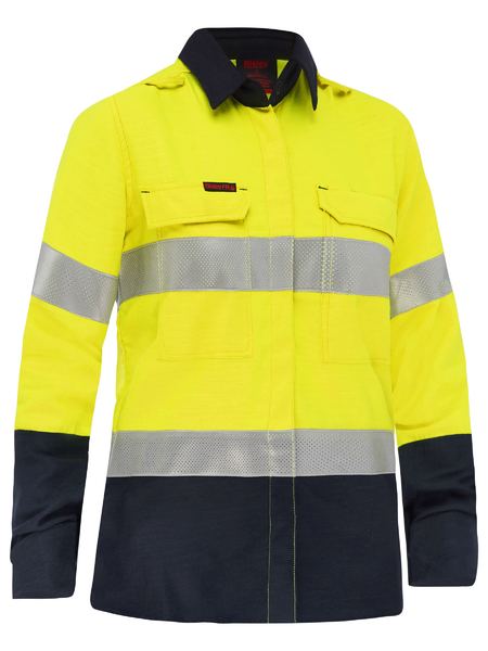 WOMEN’S TAPED HI VIS LW FR RIPSTOP VENTED SHIRT (APEX 160)