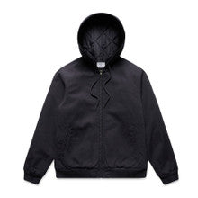 5532 - Canvas Bomber Hood Jacket