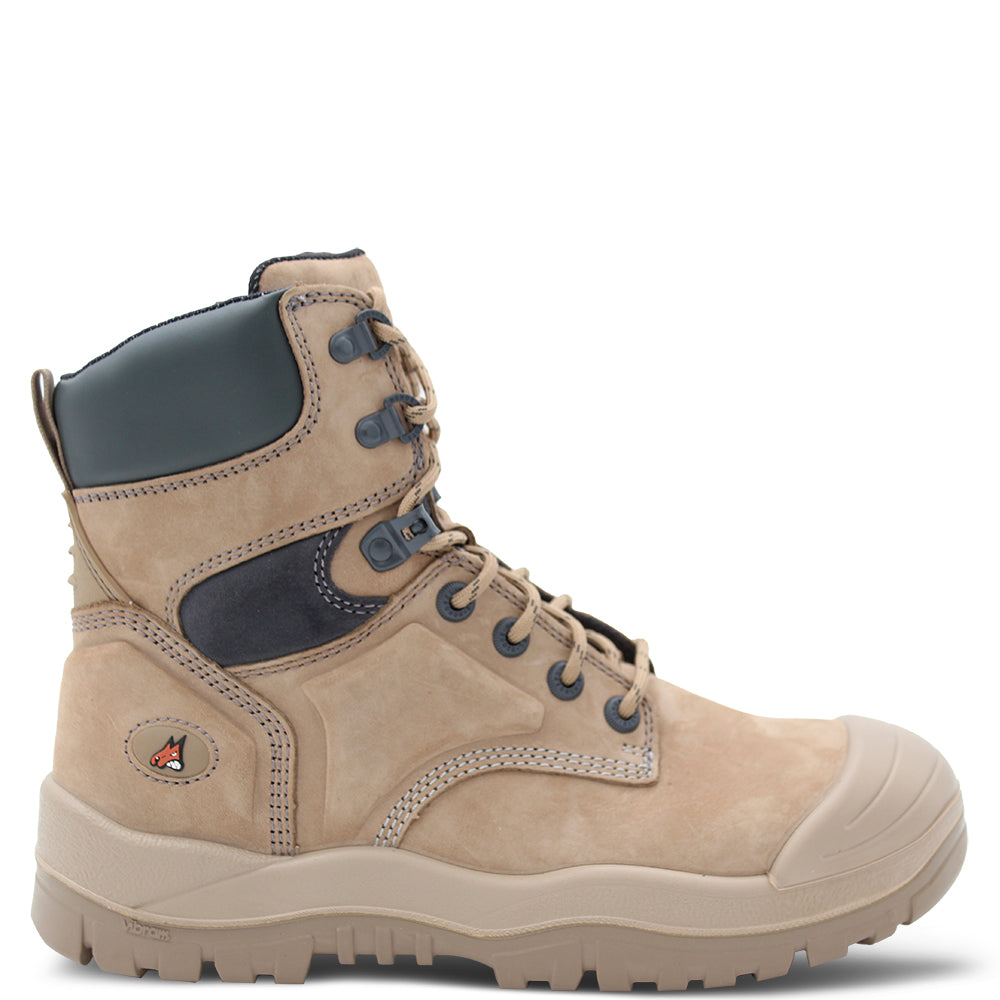 561060-Stone Mongrel Boot w/ Scuff Cap-High Leg ZipSider-STONE