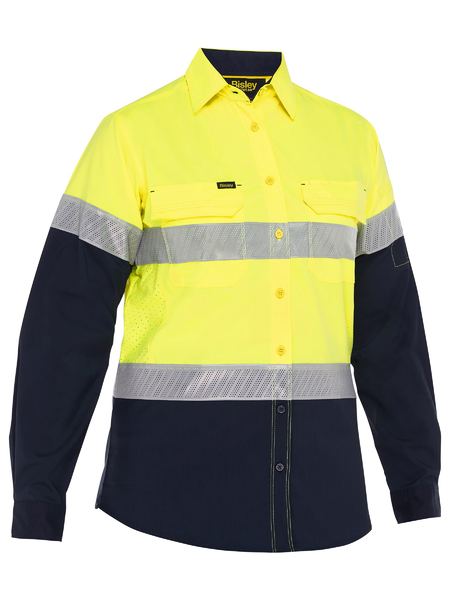 WOMEN’S X AIRFLOW™ HI VIS TAPED LASER LONG SLEEVE SHIRT