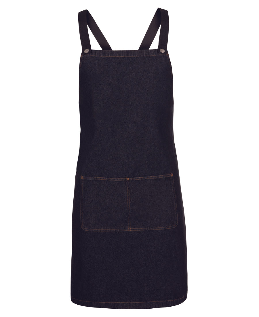 5ACBD-Jb'S Cross Back Denim Apron